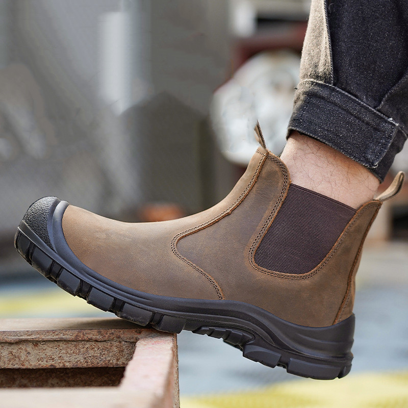 Men Shoes Office - large size men's fashion steel toe