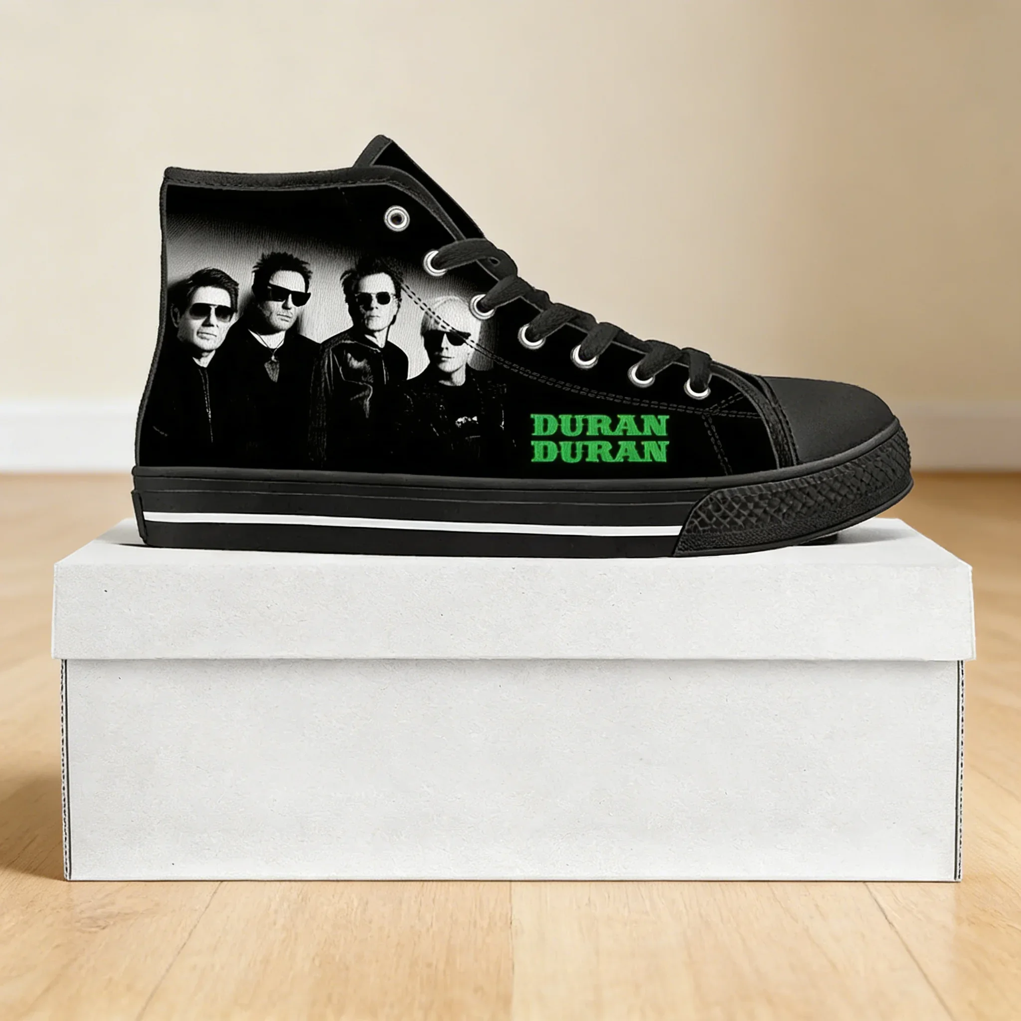 Canvas Sneaker High - Duran Duran Custom High Top Canvas