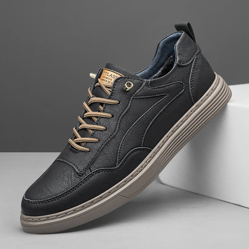 Men'S Shoes Quality Brands - Men's High-quality Handmade Casual Shoes BLACK