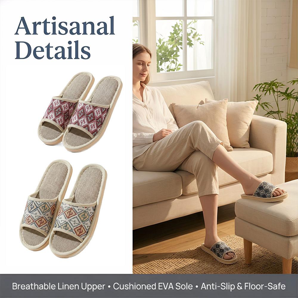 Four Seasons Linen Slippers Co - огляд і ціна Men'S Shoes To Women'S