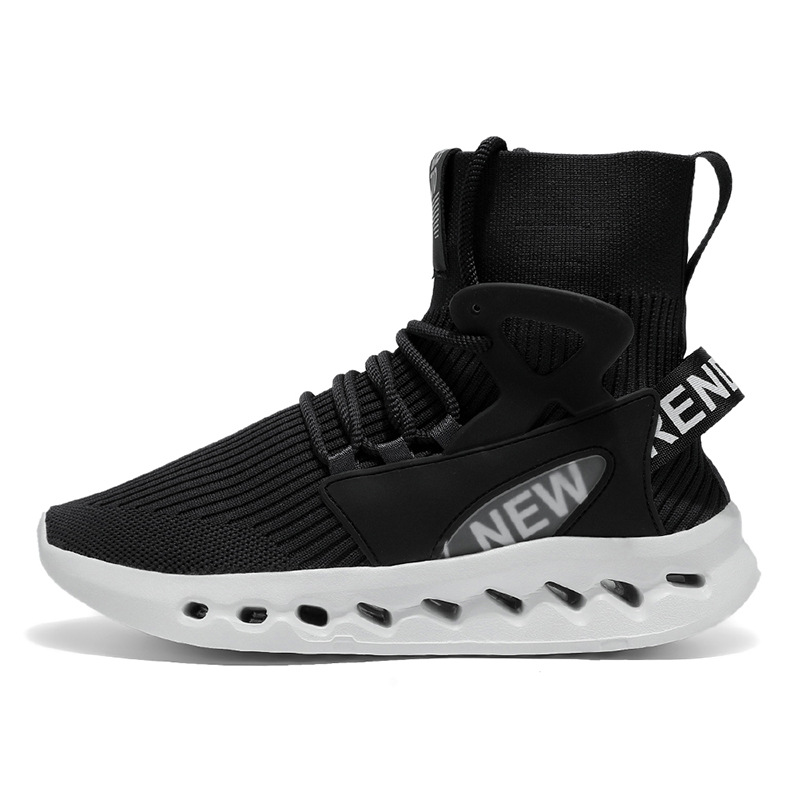 Trendy Men High Top Sock Shoes - огляд і ціна Canvas Sneaker High