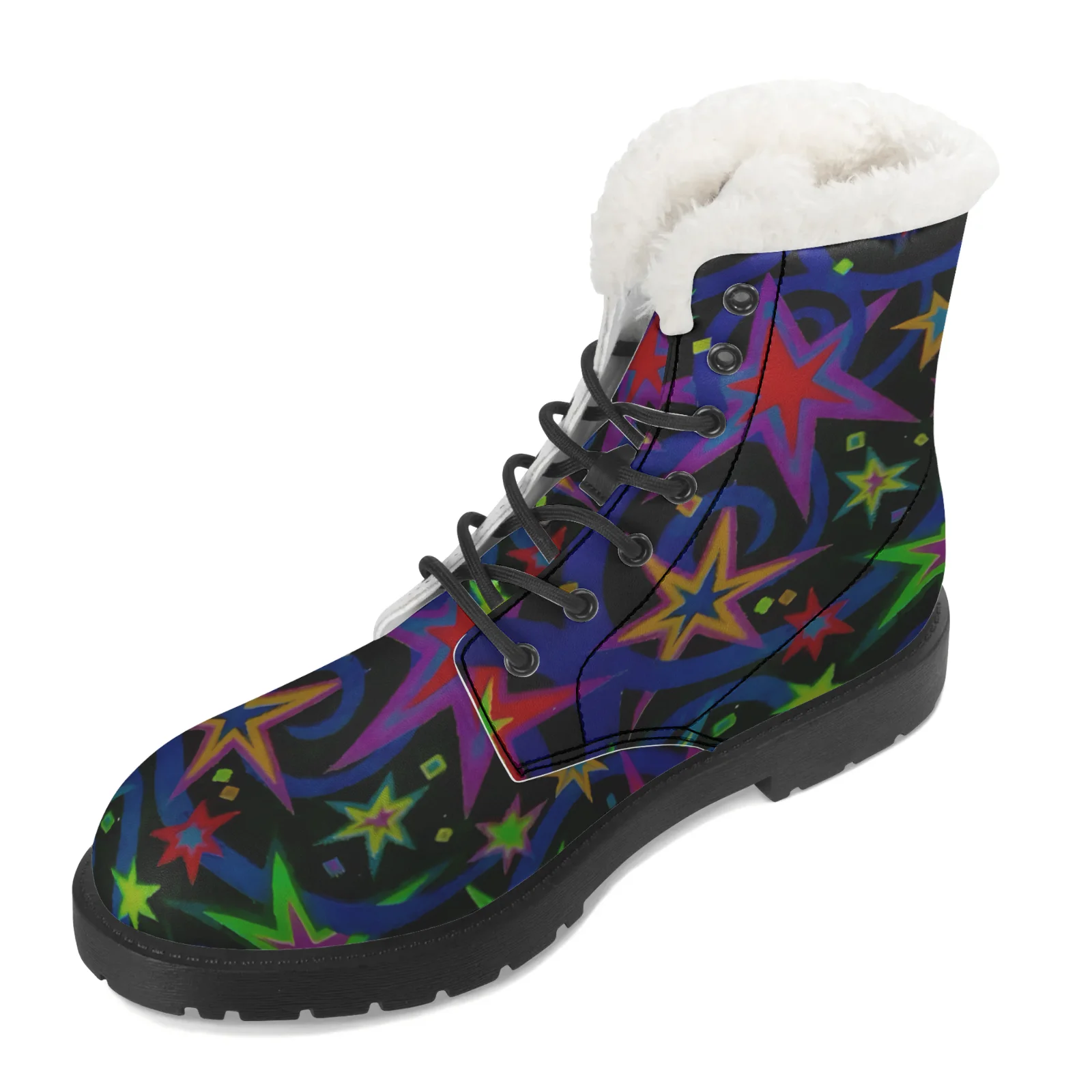 Starlit Sky Plush Snow Boots f - огляд і ціна Men Shoes Eu To Us Size