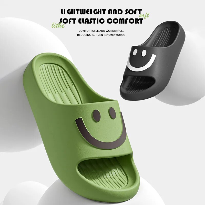 Smiley Face Cloud Slippers Wom - огляд і ціна Men'S Shoes To Women'S
