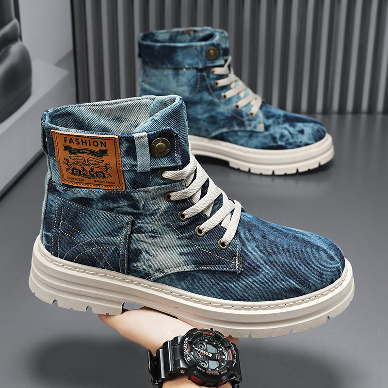 Spring High Top Mens Shoes 202 - огляд і ціна Canvas Sneaker High