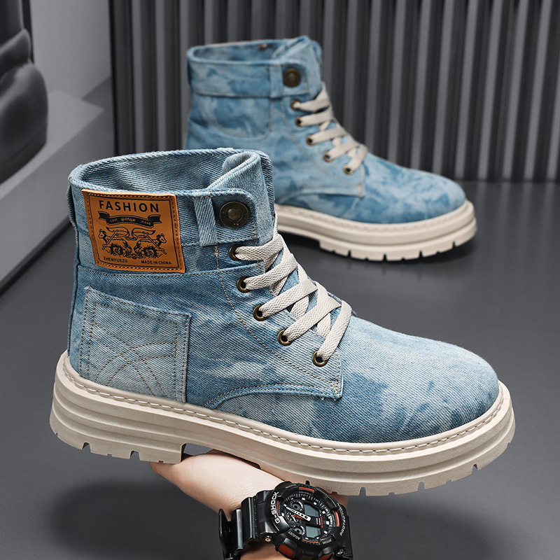 Spring High Top Mens Shoes 202 - огляд і ціна Canvas Sneaker High