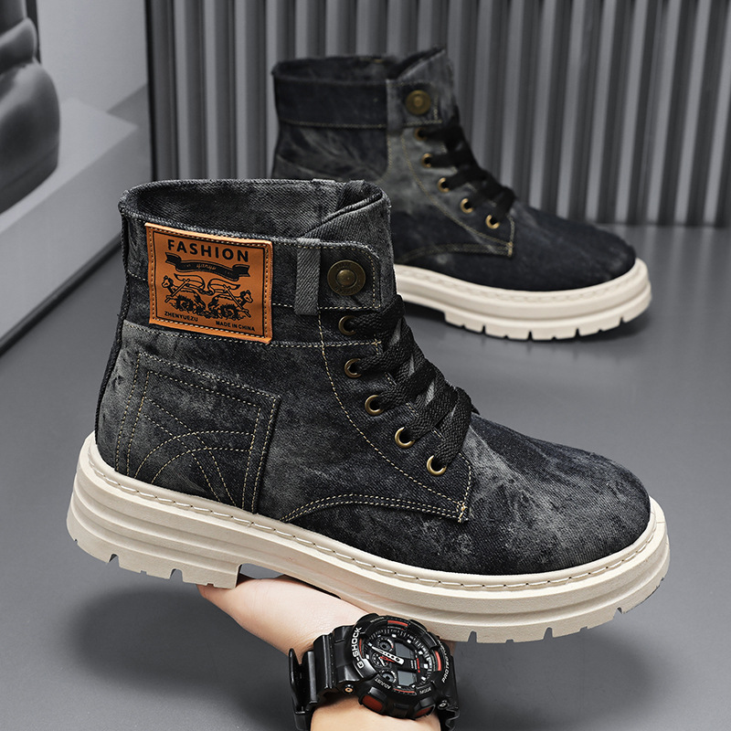 Spring High Top Mens Shoes 202 - огляд і ціна Canvas Sneaker High