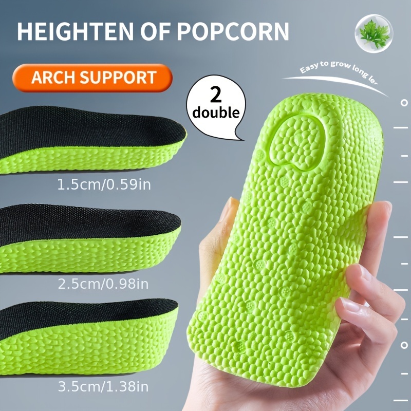 Invisble Insoles High Arch Sup - огляд і ціна Men'S Shoes With Memory Foam