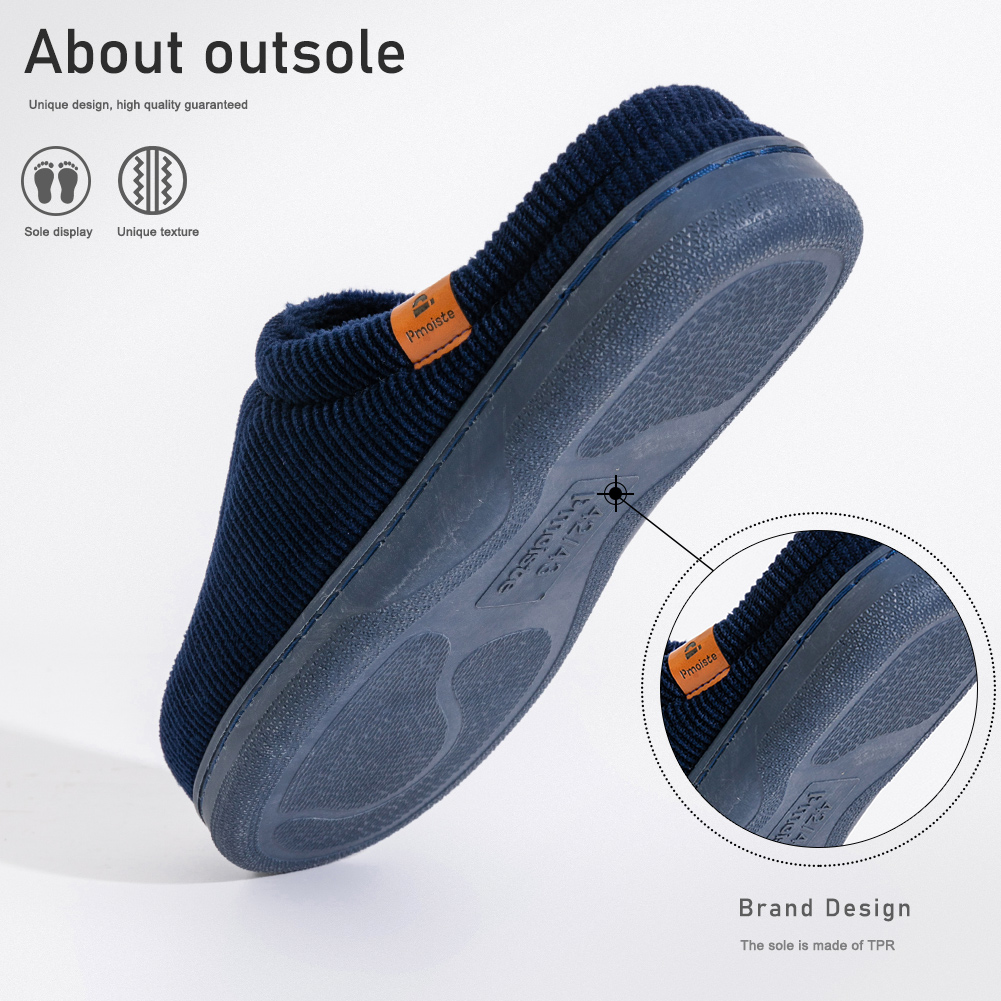 Winter men's slippers TPR sole - огляд і ціна Men'S Shoes With Memory Foam