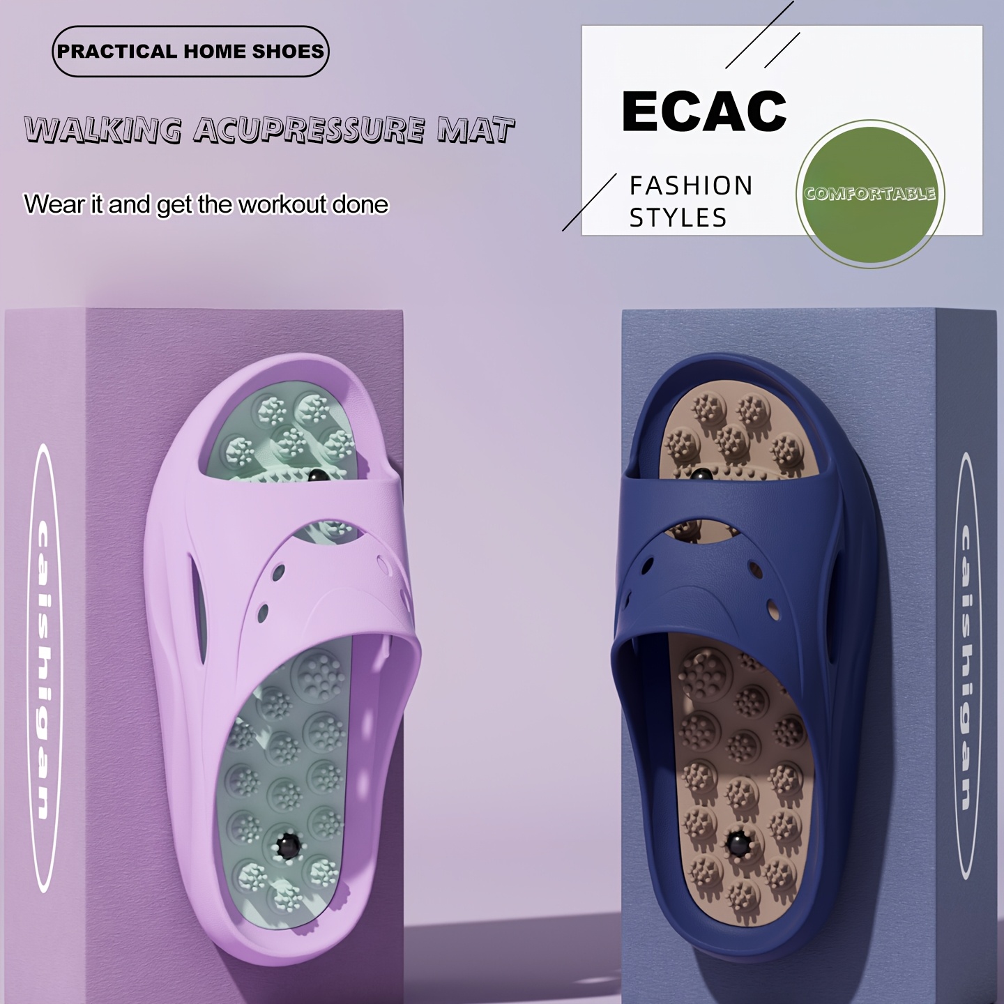 Women Men EVA Massage Slippers - огляд і ціна Men'S Shoes To Women'S