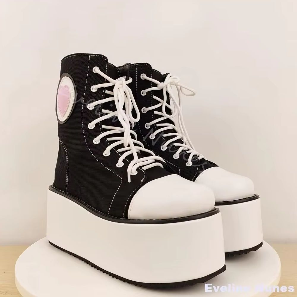 Thick-soled High-top Canvas Sh - огляд і ціна Canvas Sneaker High