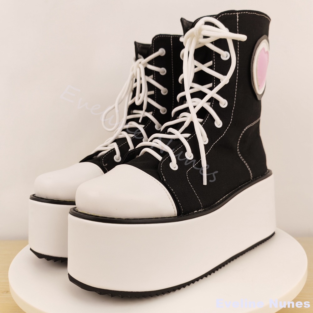 Thick-soled High-top Canvas Sh - огляд і ціна Canvas Sneaker High