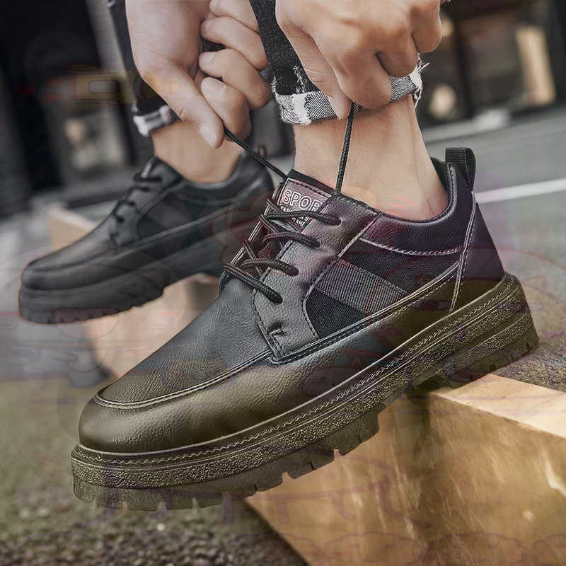 Dark Natural Leather Fashion T - огляд і ціна Men Shoes Eu To Us Size