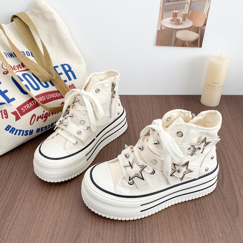 Women's Shoes New Korean Versi - огляд і ціна Canvas Sneaker High