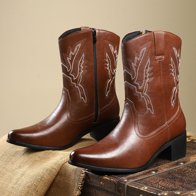 2026 Men Classic Retro Western - огляд і ціна Men Shoes Classic