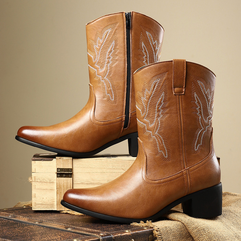 2026 Men Classic Retro Western - огляд і ціна Men Shoes Classic