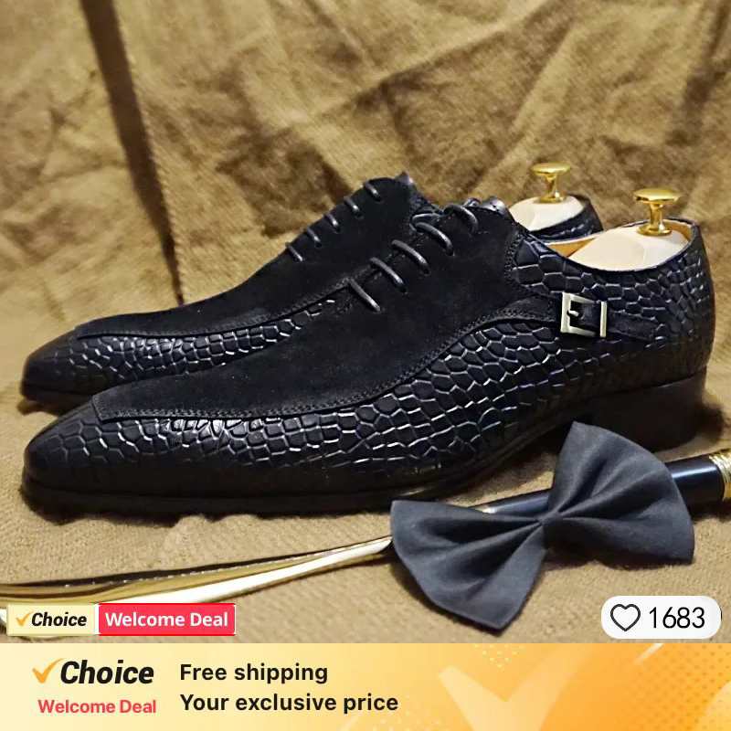 Mens Business Leather Dress Sh - огляд і ціна Men Shoes Eu To Us Size