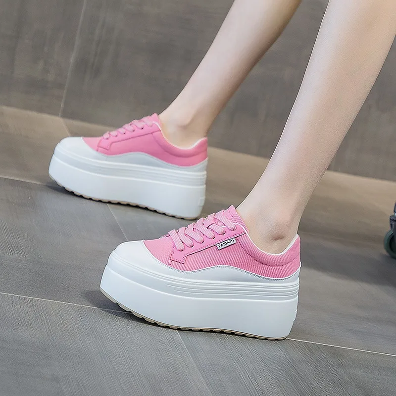 8cm New Canvas Genuine Leather - огляд і ціна Canvas Sneaker High