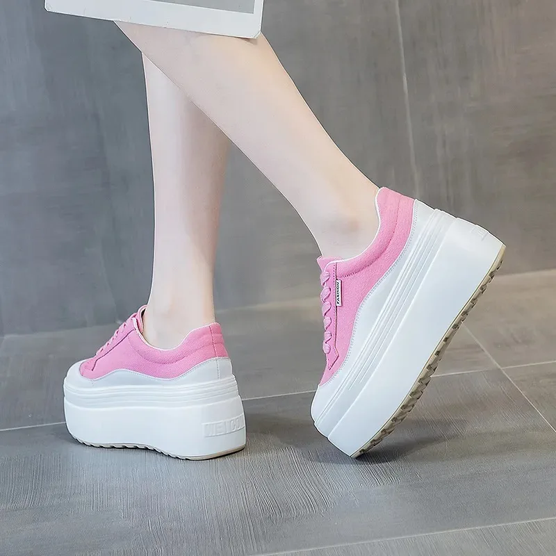 8cm New Canvas Genuine Leather - огляд і ціна Canvas Sneaker High