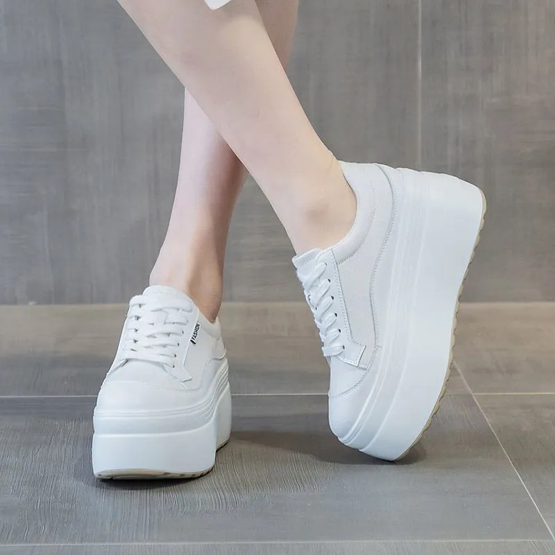 8cm New Canvas Genuine Leather - огляд і ціна Canvas Sneaker High