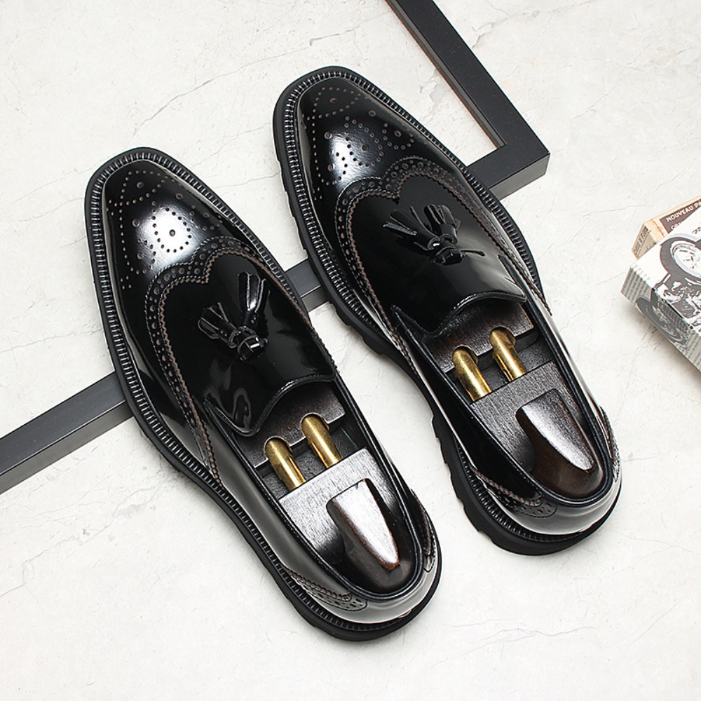 Men's Casual Business Leather  - огляд і ціна Men Shoes Eu To Us Size