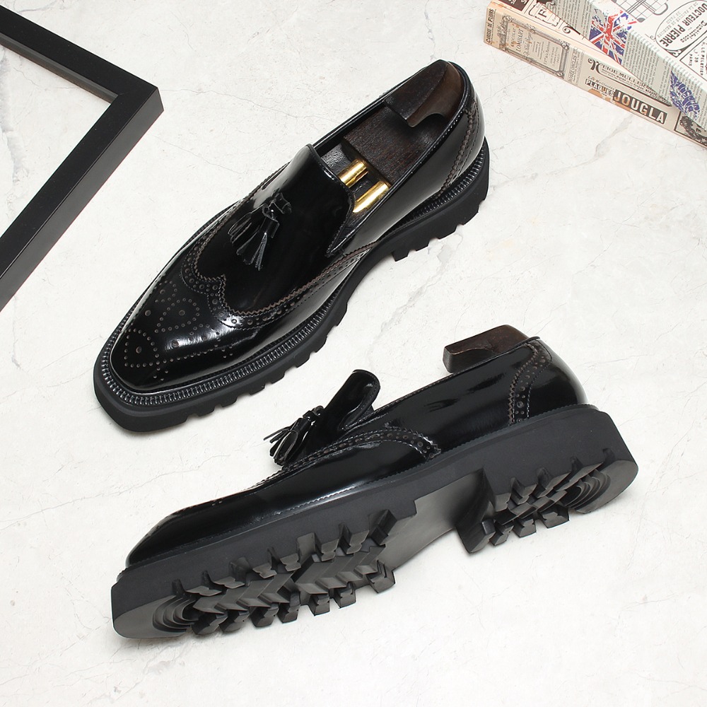 Men's Casual Business Leather  - огляд і ціна Men Shoes Eu To Us Size