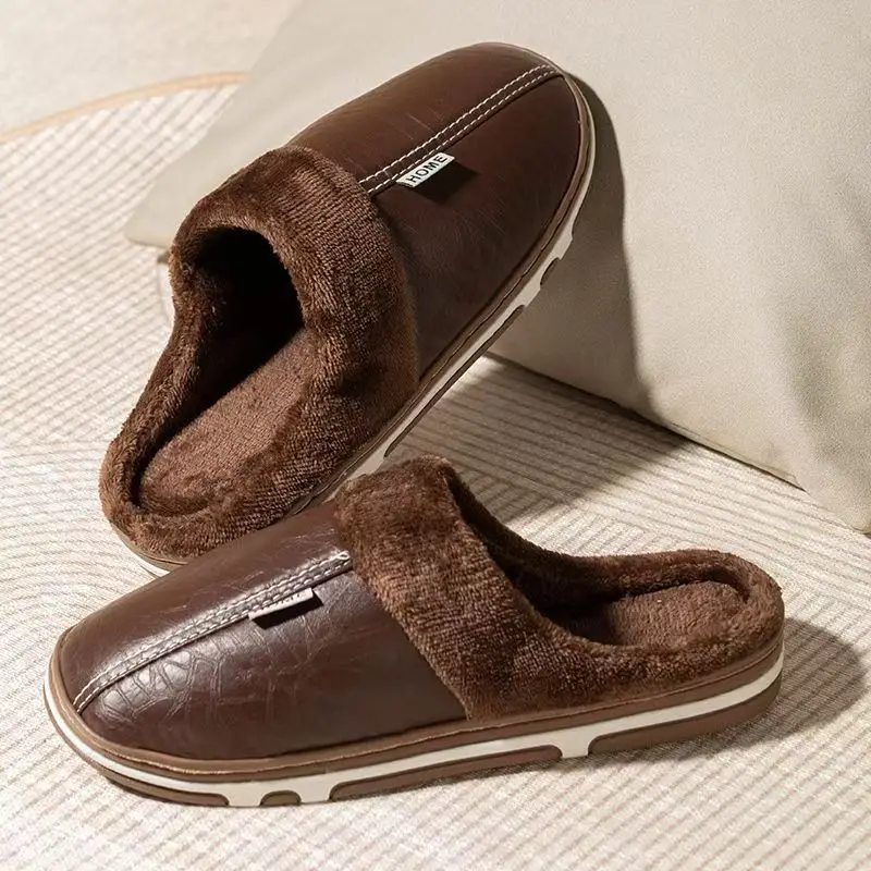 Men's Big Size Winter Slippers - огляд і ціна Men Shoes Xxl