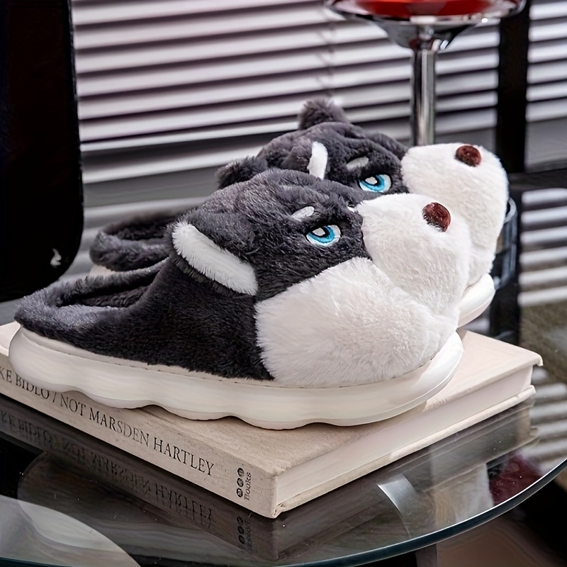 ZUOFU Cute Husky Dog Plush Sli - огляд і ціна Men Shoes Eu To Us Size