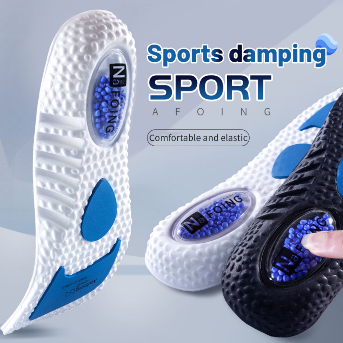1Pair Upgrade Sports Shock Abs - огляд і ціна Men'S Shoes With Memory Foam