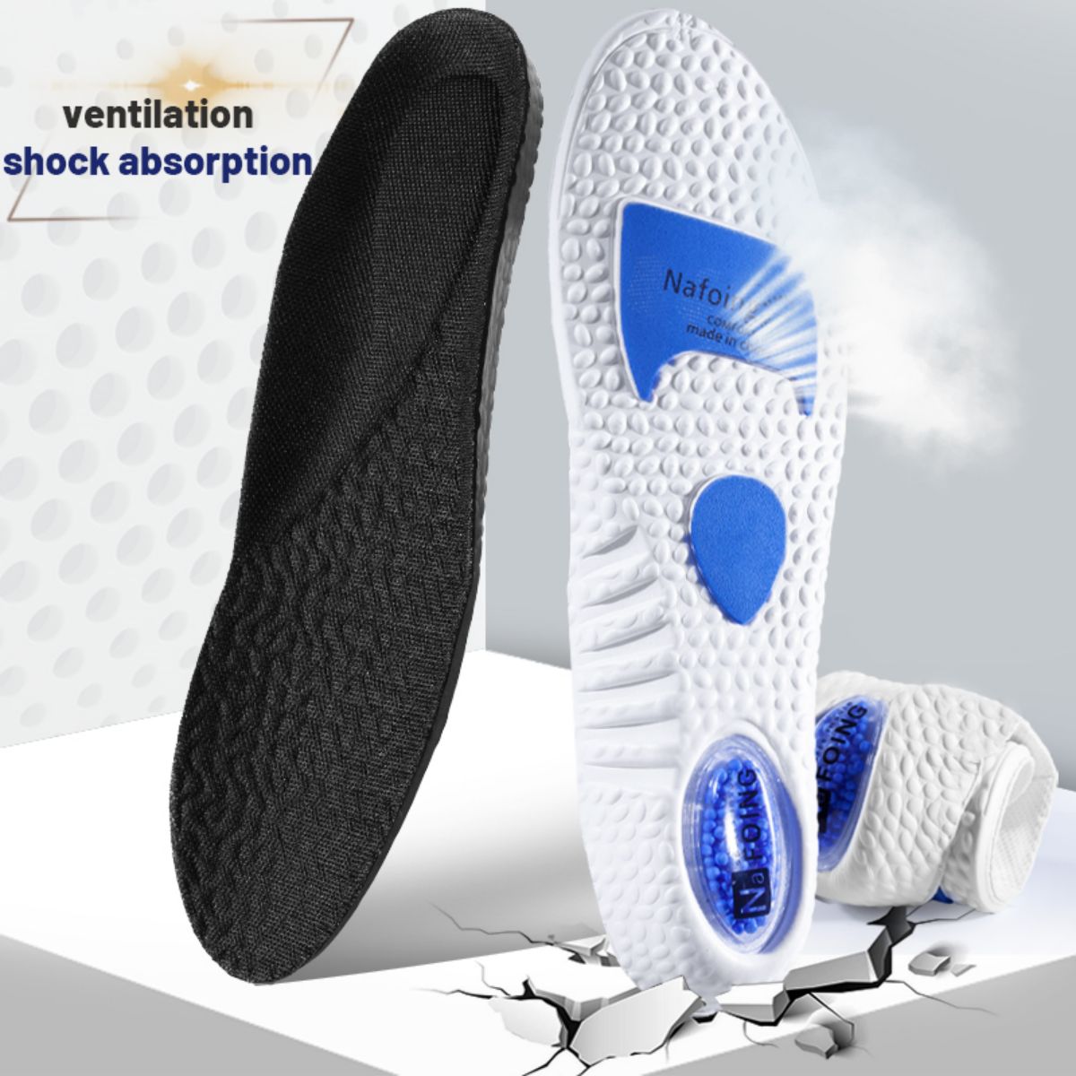 1Pair Upgrade Sports Shock Abs - огляд і ціна Men'S Shoes With Memory Foam