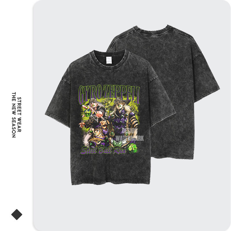 Bandai Anime JoJos T Shirt Vin - огляд і ціна Men Shoes Xxl