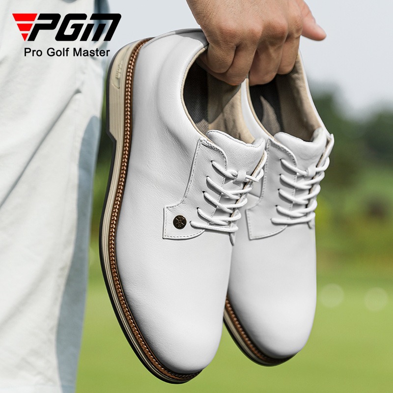 PGM Men's Cow Leather Golf Sho - огляд і ціна Men Shoes Eu To Us Size