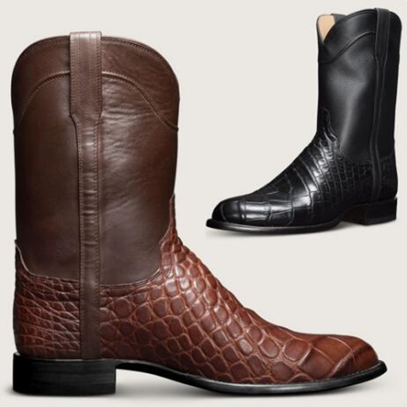 Men's Classic Pattern Ankle Bo - огляд і ціна Men Shoes Classic