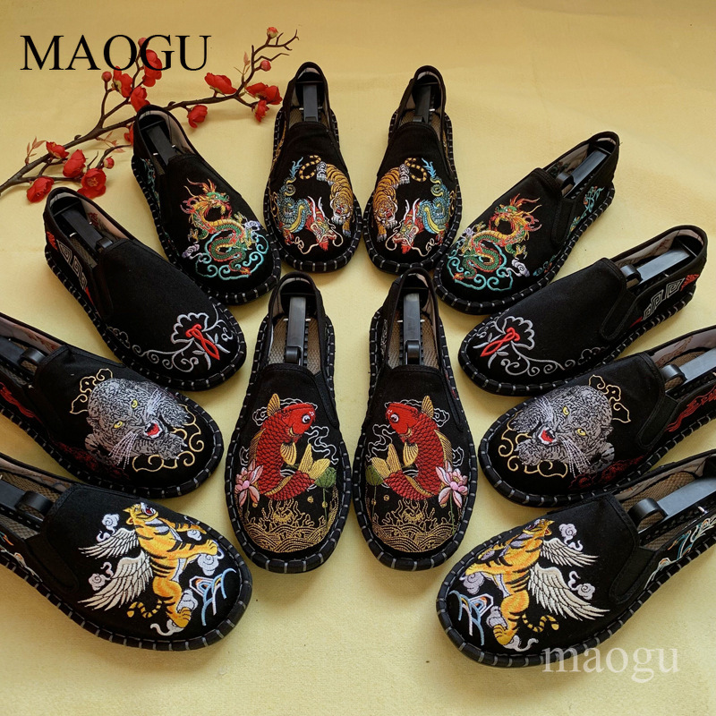 Unisex Chinese Style Embroider - огляд і ціна Men'S Shoes Popular