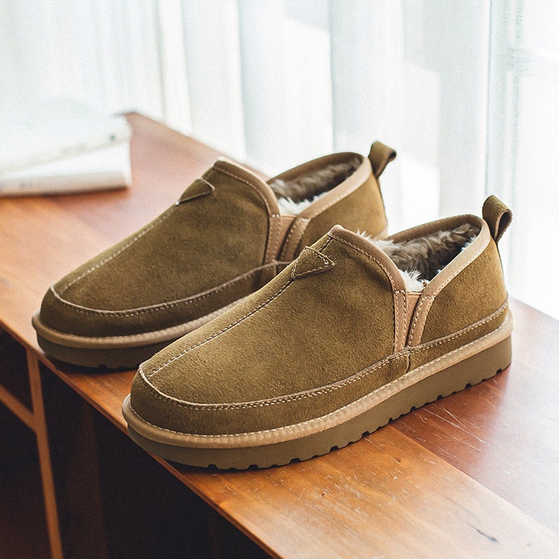 Winter Women Men Genuine Cow L - огляд і ціна Men Shoes Classic