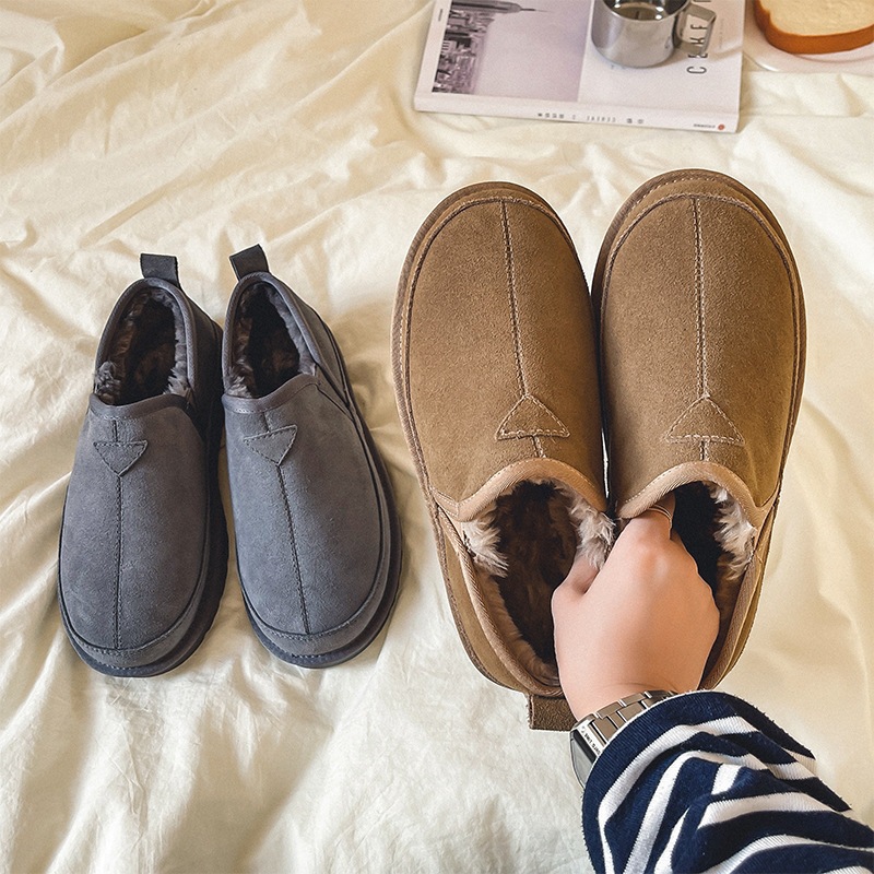 Winter Women Men Genuine Cow L - огляд і ціна Men Shoes Classic