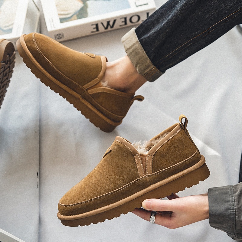 Winter Women Men Genuine Cow L - огляд і ціна Men Shoes Classic