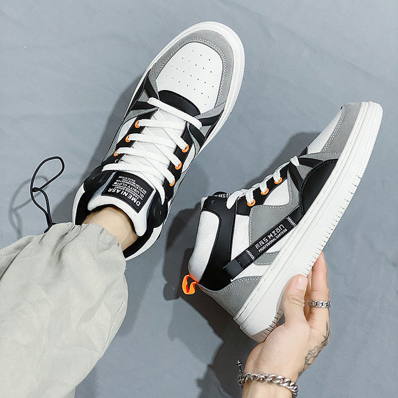 Men‘s Thick Sole White High To - огляд і ціна Canvas Sneaker High