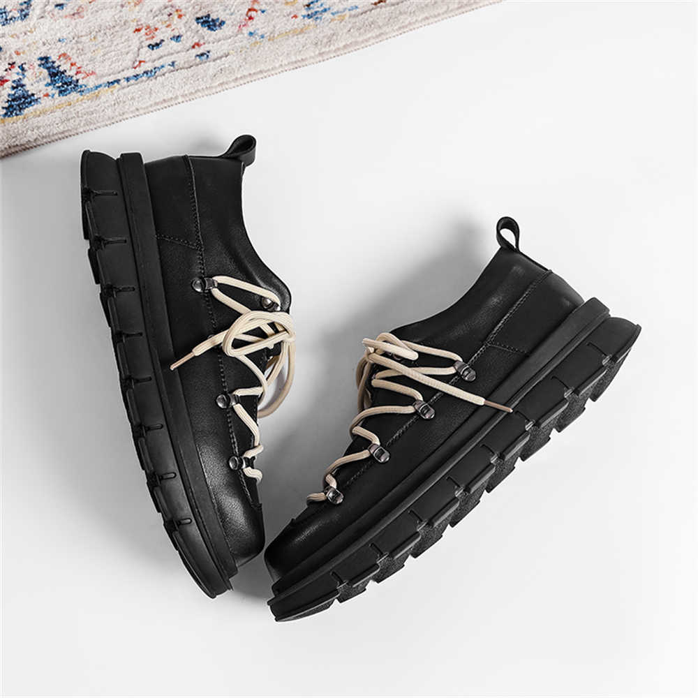 Laced Thick Heeled Sports Boot - огляд і ціна Men Shoes Name
